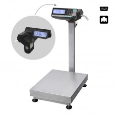 Весы напольные с печатью этикеток с двухсторонней индикацией ТВ-5040N_R2P3